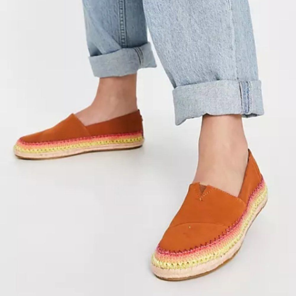 TOMS Esparto Suede Thread Espadrilles - Picture 2 of 14